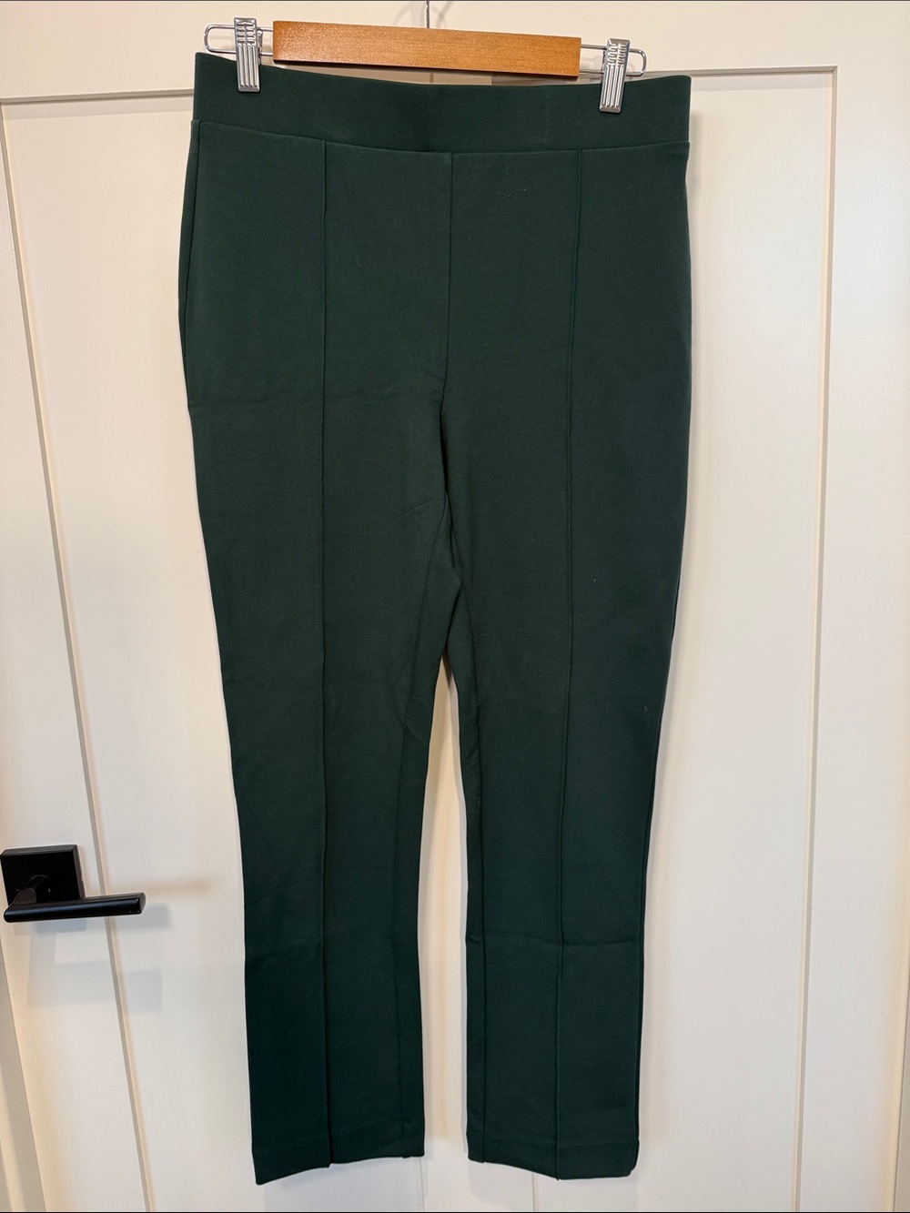 Philosophy Dark Green Slim Ponte Trousers